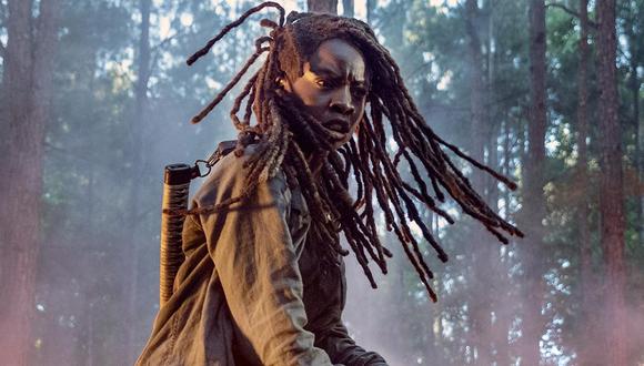 Danai Gurira (Michonne) en la próxima temporada de "The Walking Dead". Foto: Fox.