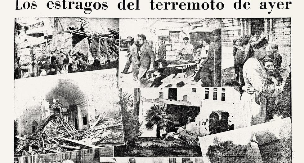 Historical archive: the 1940 earthquake in Lima and Callao