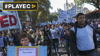 Argentina: cientos piden declarar la emergencia social [VIDEO]