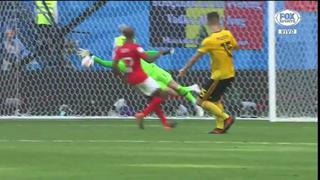 Inglaterra vs. Bélgica: la notable atajada de Pickford por el tercer puesto del Mundial