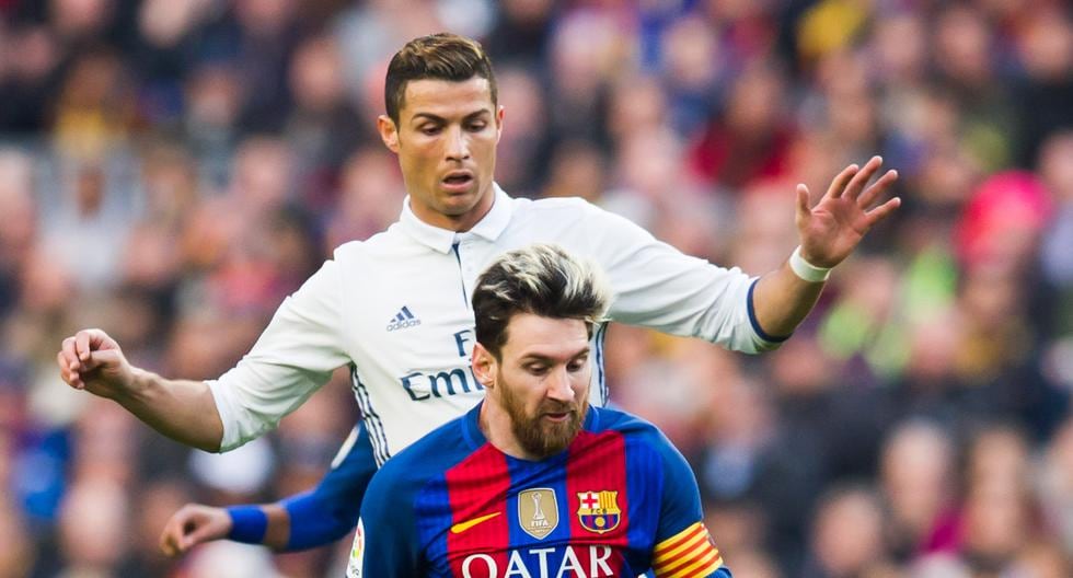 El polémico beso entre Cristiano Ronaldo y Lionel Messi está ubicado en Barcelona. (Foto: Getty Images)