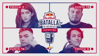 Red Bull Batalla de los Gallos EN VIVO: Jaze, Cacha, Sara Socas, y Rapder se enfrentan HOY en la fecha 5