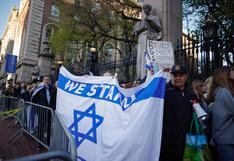 Cientos de proisraelíes rodean la Universidad de Columbia “ocupada” por propalestinos