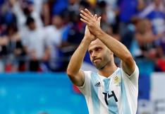 Argentina vs. Francia: Mascherano anunció su retiro de la Albiceleste al borde del llanto | VIDEO
