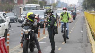 Dos mil conductores sancionados entre enero y mayo de 2021 por invadir y obstruir ciclovías