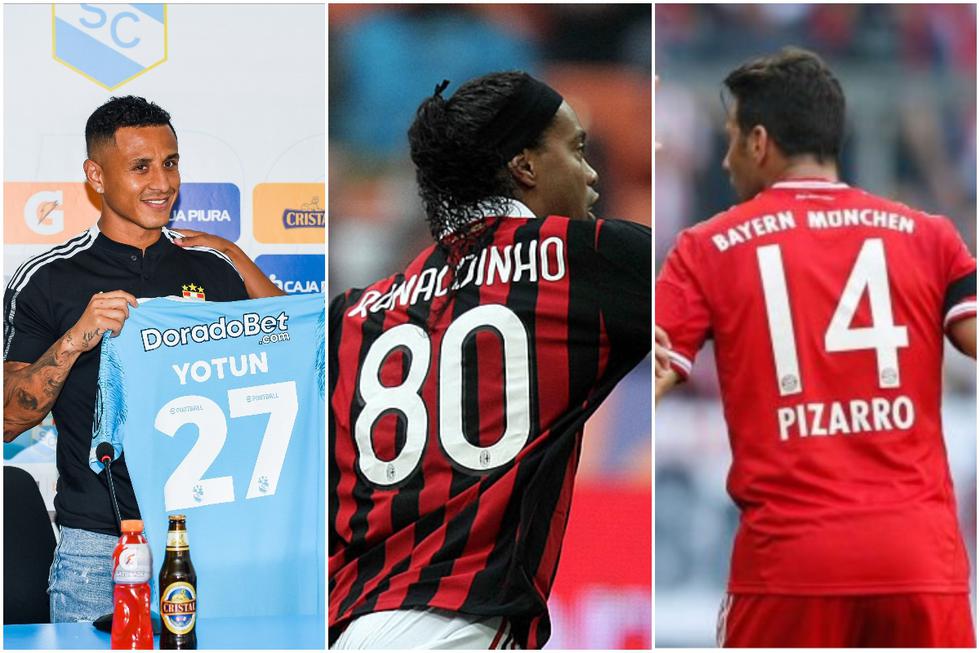 Yoshimar Yotún con la '27'; Ronaldinho con la '80' y Claudio Pizarro con la '14'. Conoce la historia detrás de los dorsales que eligen los cracks.