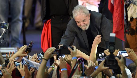 El ex presidente Luiz Inácio Lula da Silva se trasladó a la sede del sindicato metalúrgico en Sao Bernando do Campo. (Foto referencial: AFP)