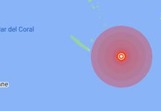 Terremoto de magnitud 6,2 sacude la capital de Vanuatu, en el Pacífico Sur