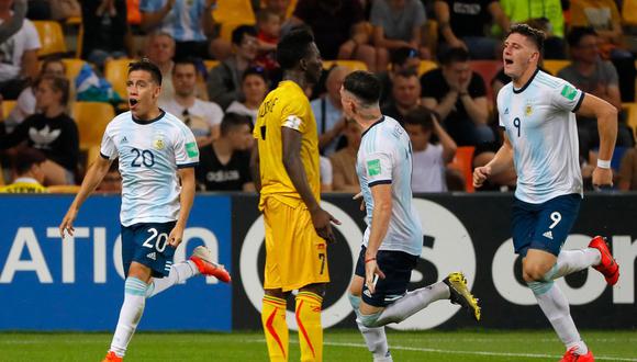 Ezequiel Barco, una de las estrellas del Mundial Sub 20. (Foto: AFP)
