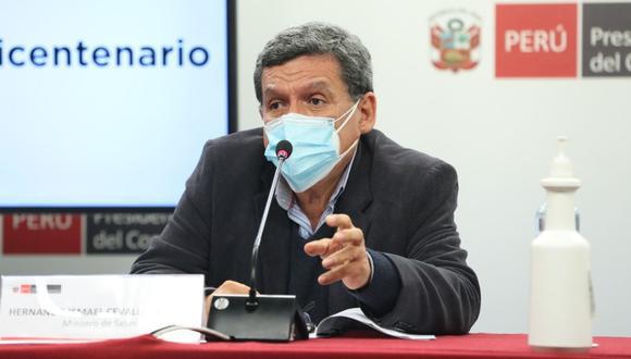 El ministro de Salud, Hernando Cevallos, aseguró que están enfocados en luchar contra la pandemia del COVID-19. (Foto:  archivo GEC)