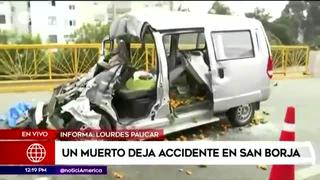 Panamericana Sur: Triple choque deja dos heridos en San Borja