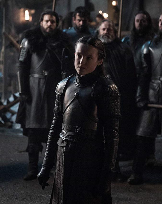 La pequeña Lyanna Mormont está prepara para la batalla (Foto: HBO)