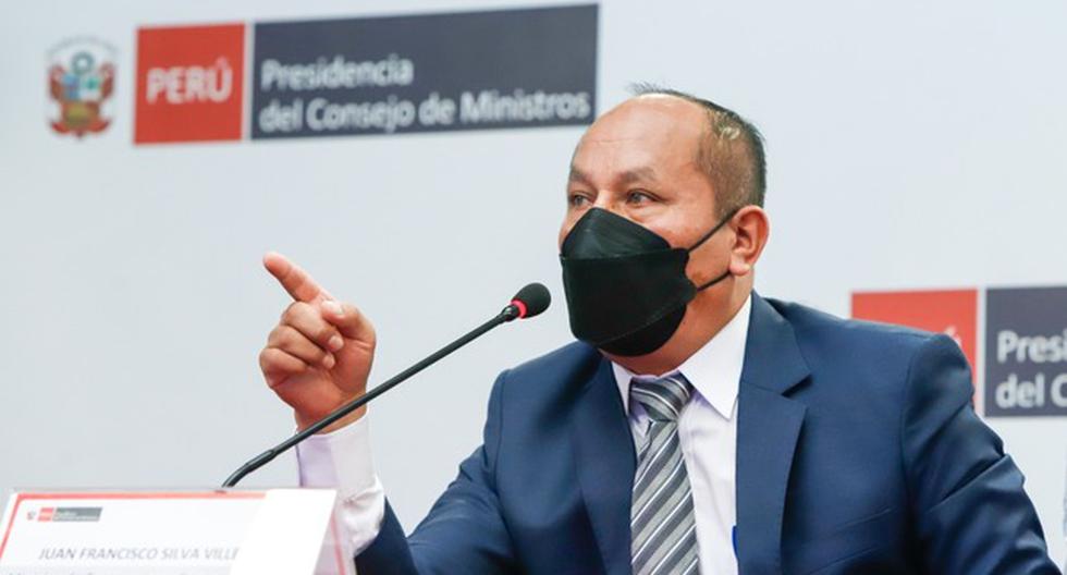 Ministro de Transportes y Comunicaciones realizó primera conferencia de prensa desde que inició su cargo en julio del 2021.