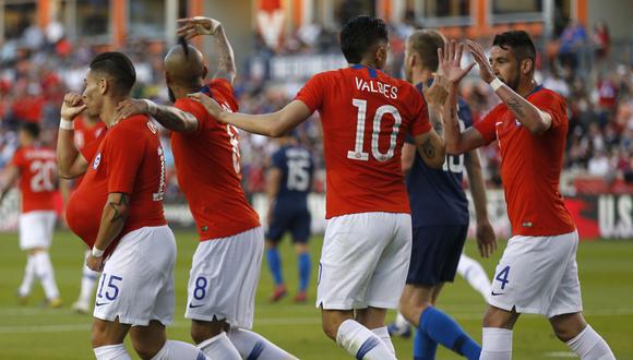 Con goles de Christian Pulisic y Óscar Opazo, las selecciones de Estados Unidos y Chile empataron 1-1 en partido amistoso de preparación que se disputó en el BVA Compass Stadium de Houston. (Foto: AFP)