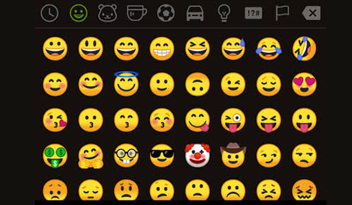 Así se ven los emojis en "modo oscuro". (Foto: WhatsApp)