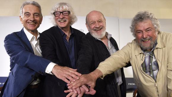 Jorge Luis Maronna, Carlos López Puccio, Marcos Mundstock y Carlos Núñez, integrantes de Les Luthiers. (Foto: Reuters)
