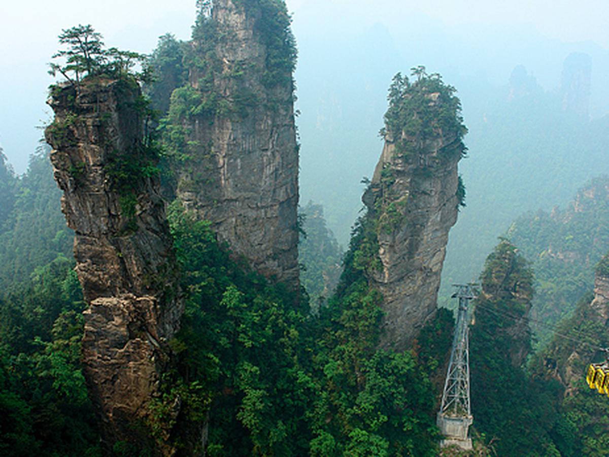 Горы Тяньцзи провинция Хунань