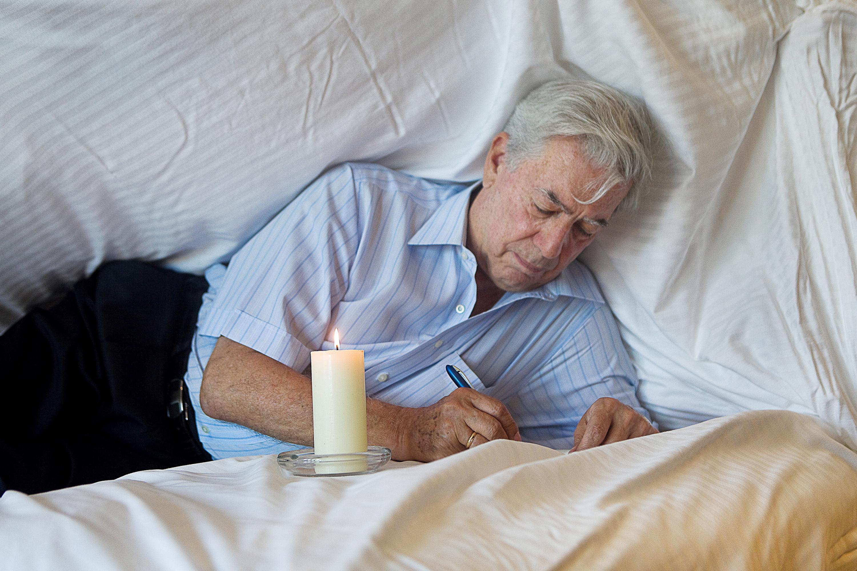 Mario Vargas Llosa en Cartagena de Indias durante el HAY Festival 2010