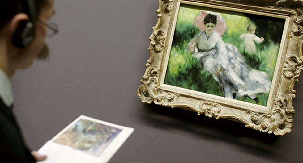 Un francés que compró un cuadro por internet verifica si es un Renoir perdido. (Foto: Getty Images)