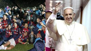 San Lorenzo viajó a Roma para llevarle la Libertadores al Papa