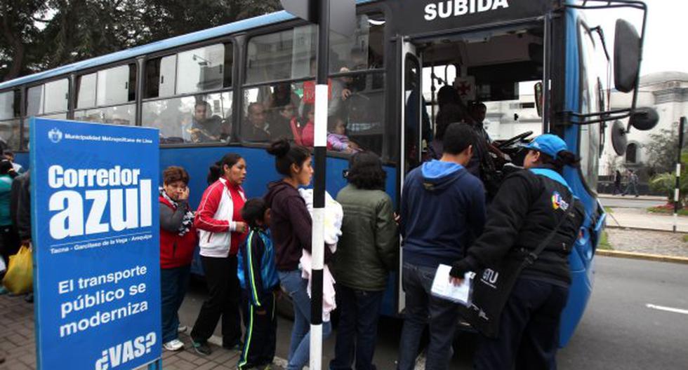 Buses azules están en fase de preoperación. (Foto: Andina)