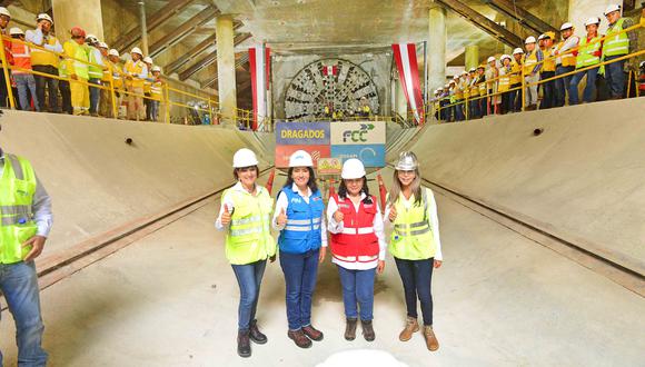 La tuneladora “Micaela” llegó a la Estación “Buenos Aires” y logró un nuevo avance en menos de dos meses. (Foto: Metro de Lima)