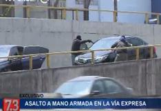 Balacera en Vía Expresa: un muerto deja asalto que quedó grabado