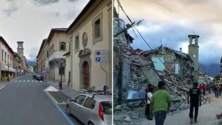 Italia: Las fotos del antes y después de los pueblos destruidos