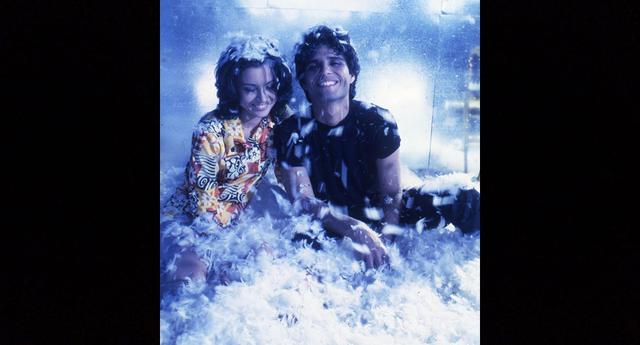 Pedro Suárez Vértiz, durante las grabaciones del videoclip de "Me estoy enamorando". (Foto: Germán Ballesteros - El Comercio)