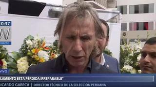 Gareca acudió al velorio de Juan Pablo Vergara: “Es una pérdida tremenda para el fútbol” | VIDEO