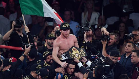 'Canelo' pone fin a invicto de Golovkin y es el nuevo rey de los medianos | VIDEO. (Foto: AFP)