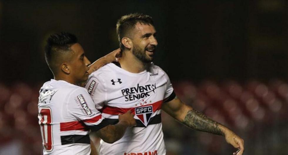 Christian Cueva destacó en el partido Sao Paulo vs Sao Bento por el Torneo Paulista. (Foto: SP FC)