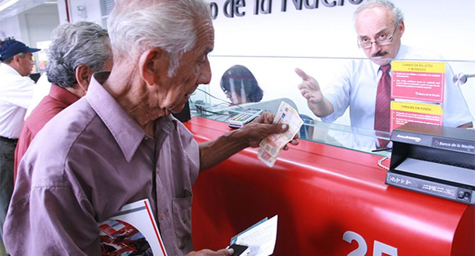 Tercer pago del año de Pensión 65 se iniciará el próximo lunes 3 de julio en el Banco de la Nación. (Foto: Agencia Andina)