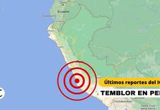 Último Sismo en Perú este viernes 10 de mayo: Epicentro y magnitud según el IGP