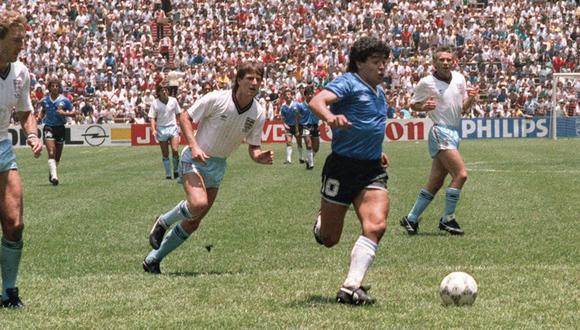 El gol de Maradona a los ingleses en México 86 - 1