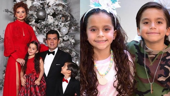 Jorge Salinas y Elizabeth Álvarez tienen dos hijos mellizos: Máxima y León de siete años (Foto: Elizabeth Álvarez / Instagram)