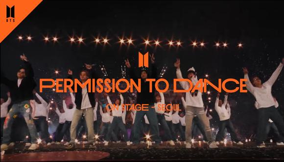 BTS en Argentina: ¿a qué hora es la preventa de las entradas para ver ‘Permission To Dance On Stage’ en cines? (Foto: captura Youtube/
HYBE LABELS).