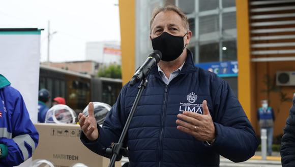 Alcalde Jorge Muñoz dijo estar a la expectativa de que el Ejecutive aprueba entre esta y la próxima semana el subsidio para el Metropolitano y Corredores Complementarios. (Foto: Britanie Arroyo/GEC)