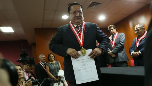 Las investigaciones al fiscal supremo Luis Arce y los otros implicados serán por 60 días. (Foto: Miguel Bellido / GEC)