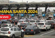 Semana Santa 2024 EN VIVO: mira el tráfico vehicular, restricciones y rutas alternas