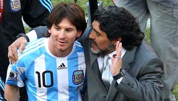 Lionel Messi nació un año después de que Maradona levantara la Copa del Mundo en México 86. (Foto: Agencias)