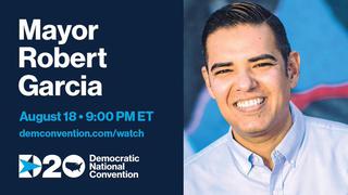 El peruano Robert García, alcalde de Long Beach, hablará en la Convención Nacional Demócrata