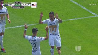 Pumas vs. Puebla: Mendoza anotó el 1-0 mediante un cabezazo | VIDEO