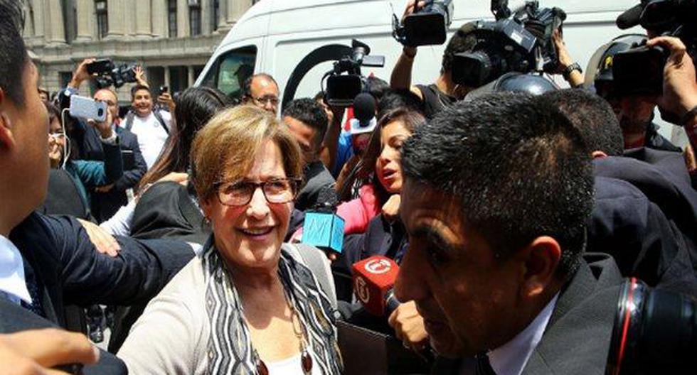 Susana Villarán declaró por siete horas en el Ministerio Público. (Foto: Andina)