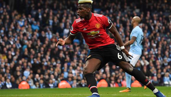 Paul Pogba silenció el Etihad Stadium con dos brillantes definiciones instantáneas en el clásico entre Manchester City y Manchester United. ¿Qué anotación fue la mejor? (Foto: AFP)