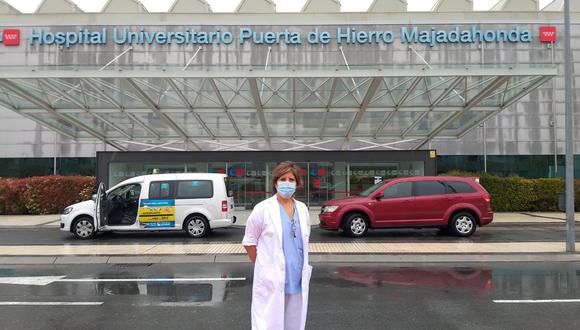 María Paredes Del Pino trabaja en el Hospital Universitario Puerta de Hierro, en Madrid, desde hace 15 años. Ella llegó a España en 1991.