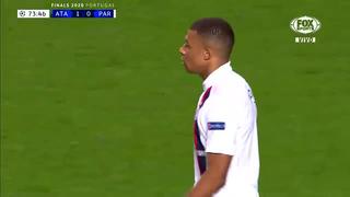 PSG vs. Atalanta: Kylian Mbappé estuvo muy cerca de convertir el 1-1 dentro del área | VIDEO