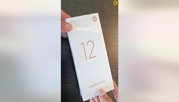 Unboxing del Xiaomi 12T Pro.