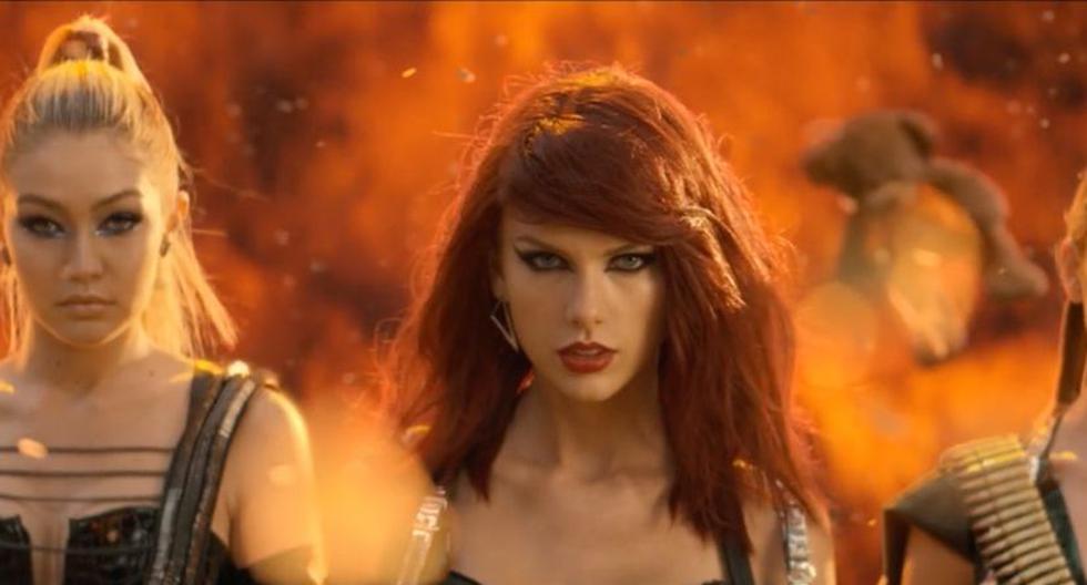 Taylor Swift en video 'Bad Blood'. (Foto: Captura YouTube)