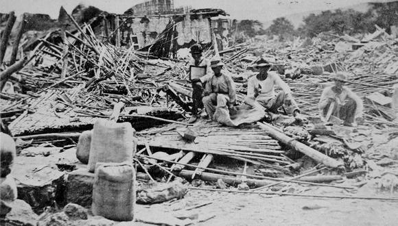 El terremoto de Cúcuta, también conocido como el terremoto de Los Andes, ocurrió el 18 de mayo de 1875 a las 11:15, destruyó por completo a Cúcuta y Villa del Rosario. (Foto de la Biblioteca Nacional de Colombia)